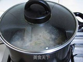青菜牛肉煮饺子皮的做法步骤：5