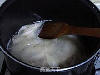 青菜牛肉煮饺子皮的做法步骤：7