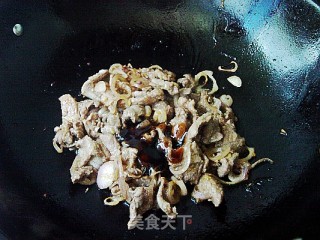 小炒肉片的做法步骤：9