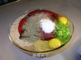 Meatloaf (肉馅糕）的做法步骤：3