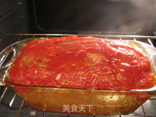 Meatloaf (肉馅糕）的做法步骤：5