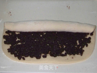 卷的乐趣--中式蜜豆卷的做法步骤：4
