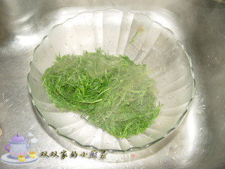 凉拌皇席菜的做法步骤：4