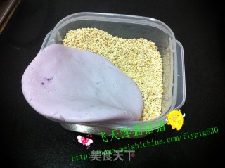 紫薯芝麻饼的做法步骤：9