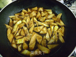 家常菜：天贝烧春笋的做法步骤：6
