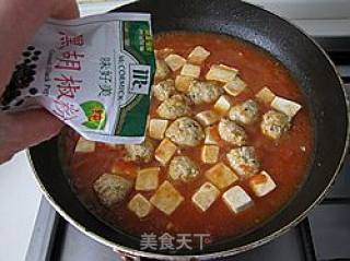 茄汁肉圆豆腐的做法步骤：10