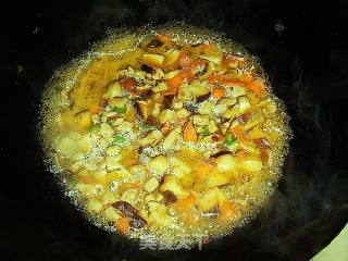 蔬菜肉丁面（手擀面）的做法步骤：17