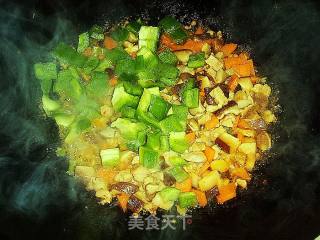 蔬菜肉丁面（手擀面）的做法步骤：18