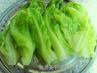 一颗包菜的精彩----包菜茴香卷的做法步骤：2