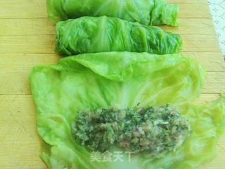 一颗包菜的精彩----包菜茴香卷的做法步骤：4