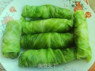 一颗包菜的精彩----包菜茴香卷的做法步骤：5