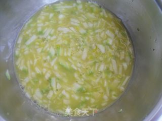 笋瓜鸡蛋煎饼的做法步骤：3