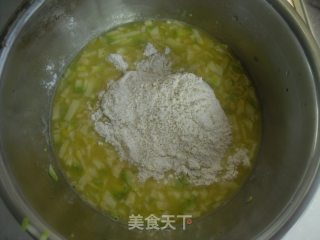 笋瓜鸡蛋煎饼的做法步骤：4
