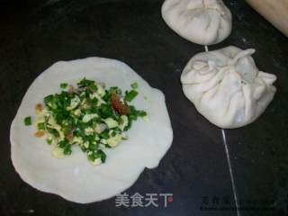 我的处女作~包子@@韭菜蛋烧肉包子的做法步骤：13