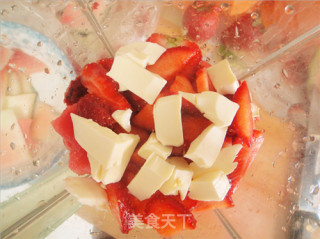西瓜草莓冰饮的做法步骤：6
