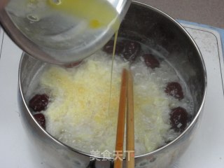 酒糟红枣蛋花汤的做法步骤：3