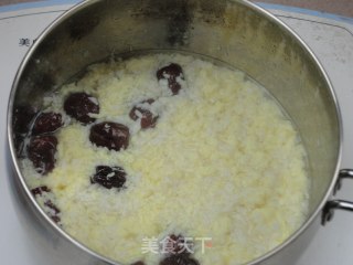 酒糟红枣蛋花汤的做法步骤：4