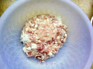 大盆饭之花生香菇肉炒饭的做法步骤：7