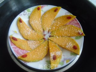 蜜汁枸杞南瓜的做法步骤：5