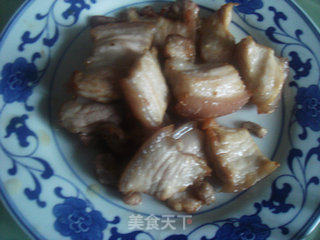 五花肉炒香菇的做法步骤：3