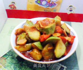 辣烧角瓜的做法步骤：12