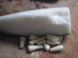 蚝油冬瓜的做法步骤：1