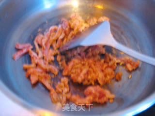 肉蛋烧汁油菜的做法步骤：5