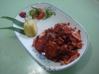 糟肉炒甜笋的做法步骤：8