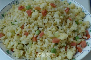 营养美味蛋炒饭的做法步骤：7