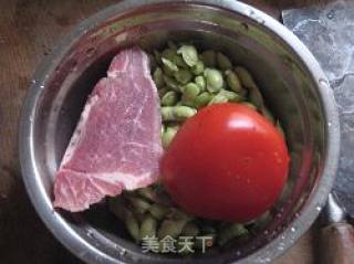 番茄肉片汤的做法步骤：1