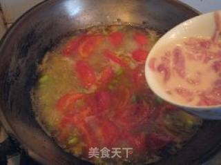 番茄肉片汤的做法步骤：6