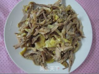 豌豆香菇鸡片的做法步骤：1