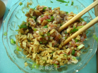 微波版肉馅酿尖椒的做法步骤：4