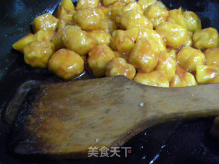 咕噜天贝：咕噜肉的素食进化的做法步骤：5