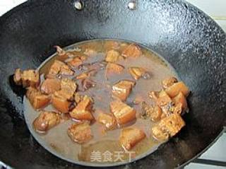 干豇豆烧肉的做法步骤：7