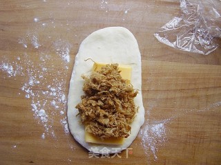 芝香肉松包的做法步骤：7
