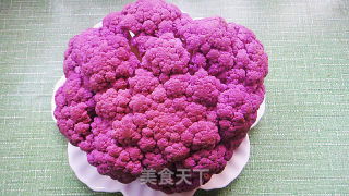 紫菜花炒肉片的做法步骤：1