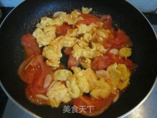 西红柿炒鸡蛋的做法步骤：8