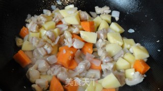 [飞禽走兽]奶香十足的----白咖喱土豆鸡肉的做法步骤：10