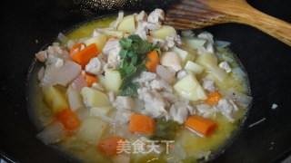 [飞禽走兽]奶香十足的----白咖喱土豆鸡肉的做法步骤：16