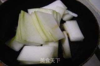冬瓜虾皮肉丸汤的做法步骤：4