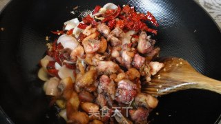 山寨版的辣子鸡块的做法步骤：10