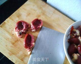 铁锅烤鸡心的做法步骤：2