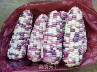 嚼劲十足——糯米玉米的做法步骤：1