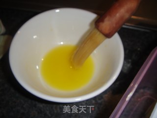 肉松夹心火腿面包的做法步骤：4