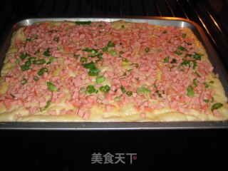 肉松夹心火腿面包的做法步骤：8