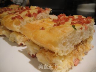 肉松夹心火腿面包的做法步骤：13