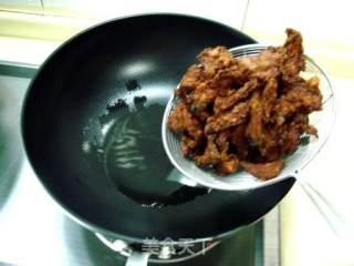 【飞禽走兽】――“炸烹玫瑰袍子肉”的做法步骤：12