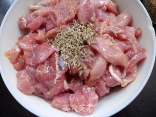 【飞禽走兽】——孜然羊肉的做法步骤：4