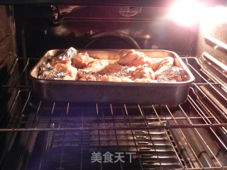 【飞禽走兽】蒜香蜜汁烤鸡翅的做法步骤：6